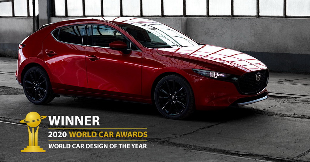 ALL-NEW MAZDA3 คว้ารางวัลรถยนต์ออกแบบยอดเยี่ยมแห่งปี WORLD CAR DESIGN OF THE YEAR 2020