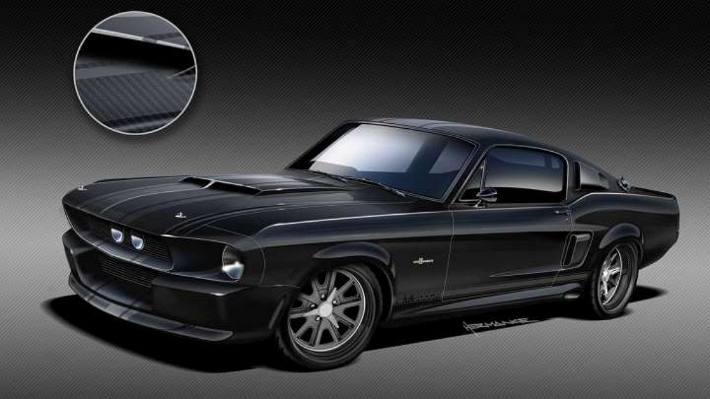 Shelby GT500CR ปี 1967 ที่ถูกอัพเกรดด้วยวัสดูคาร์บอนไฟเบอร์รอบคัน กำลัง 900 แรงม้า