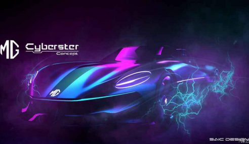 MG Cyberster Concept โรดสเตอร์พลังไฟฟ้าแบบสองที่นั่ง