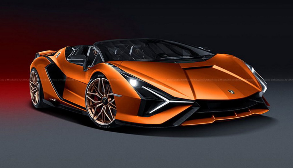 Lamborghini Sian FKP 37 Spyder พลัง 807 แรงม้า คู่แข่งตัวฉกาจของ LaFerrari, Porsche 918 และ McLaren P1