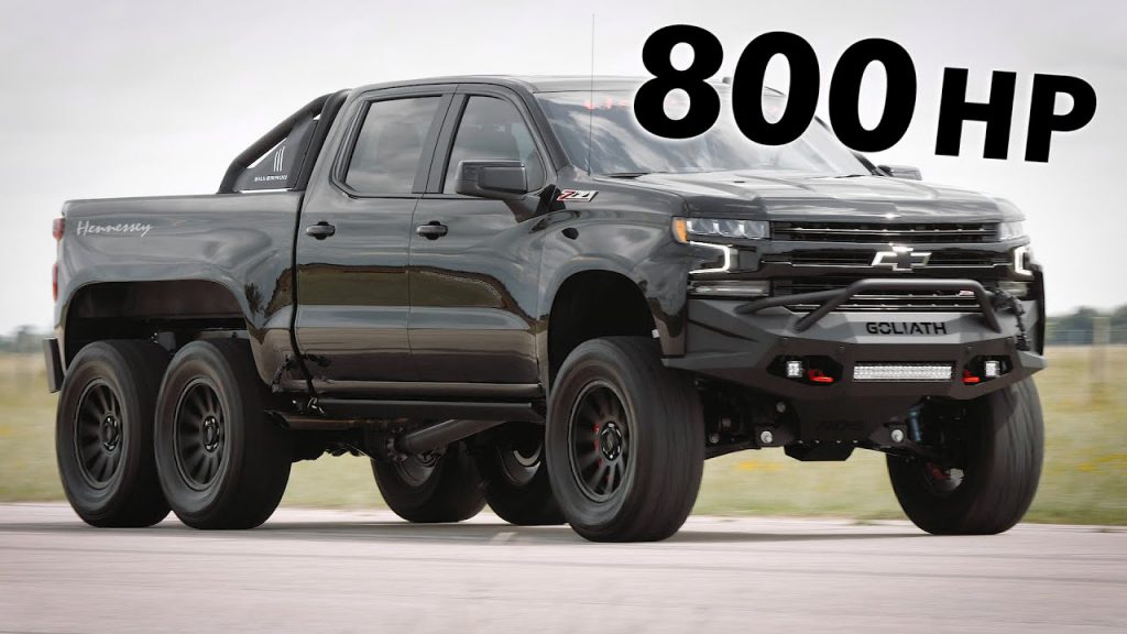 สุดยอดกระบะ 6×6 Chevrolet Silverado ที่ถูกอัพเกรดให้มีกำลัง 800 แรงม้า