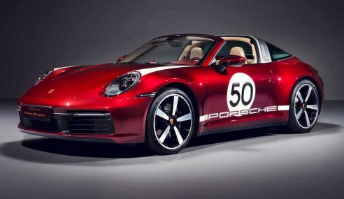 Porsche 911 4S Targa Heritage Edition ปี 2021 เผยโฉมแล้ว