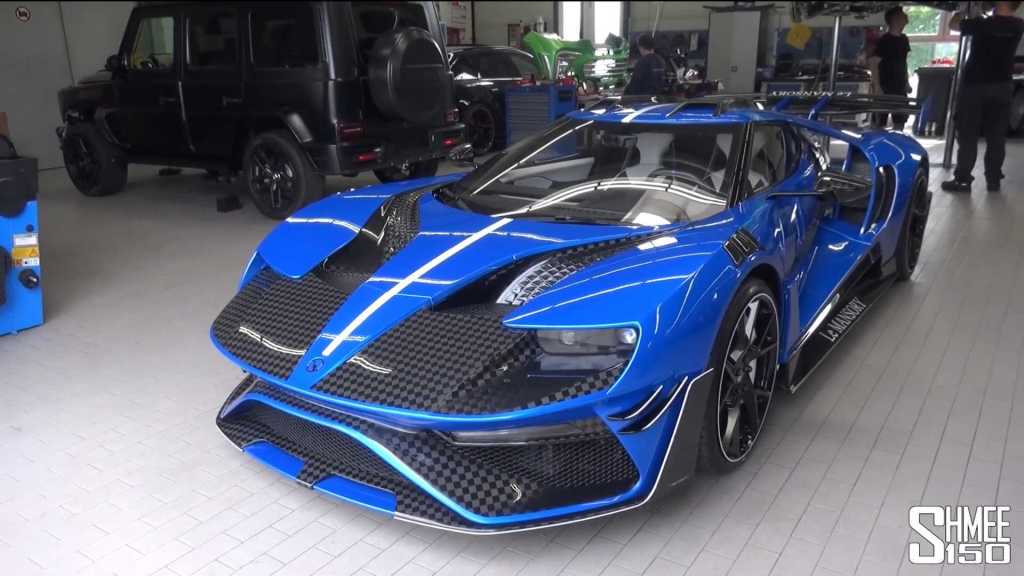 คันจริงอยู่ตรงหน้า Ford GT ที่ได้รับการอัพเกรดให้ต่างไปจากเดิม มีอีกชื่อว่า Le Mansory