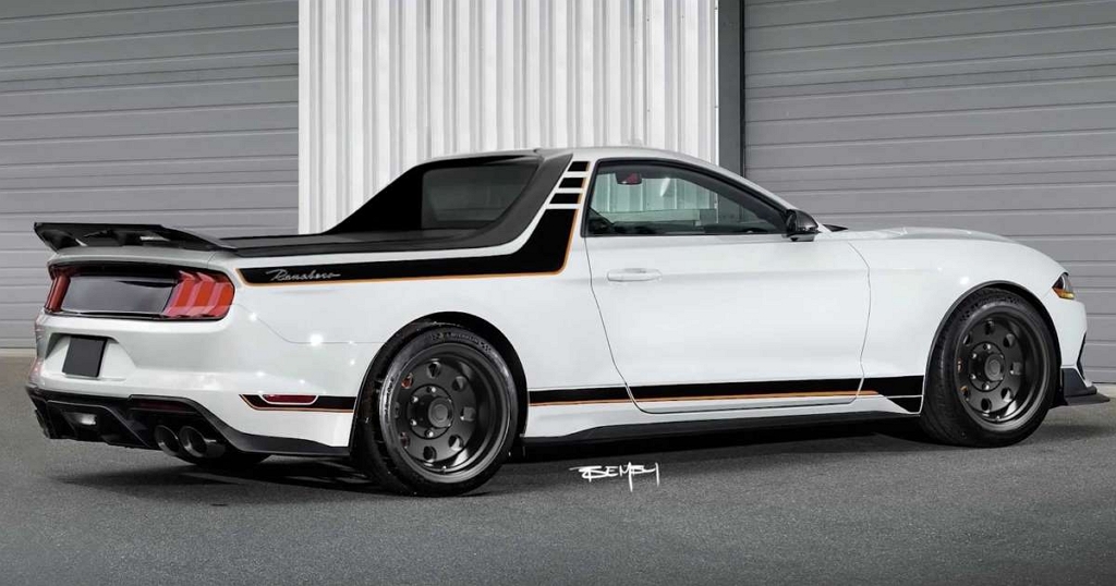 โคตรเท่ Mustang Mach 1 ในร่างรถปิกอัพ แต่เดี่ยวก่อนนี้เป็นเพียงเรนเดอร์เท่านั้น