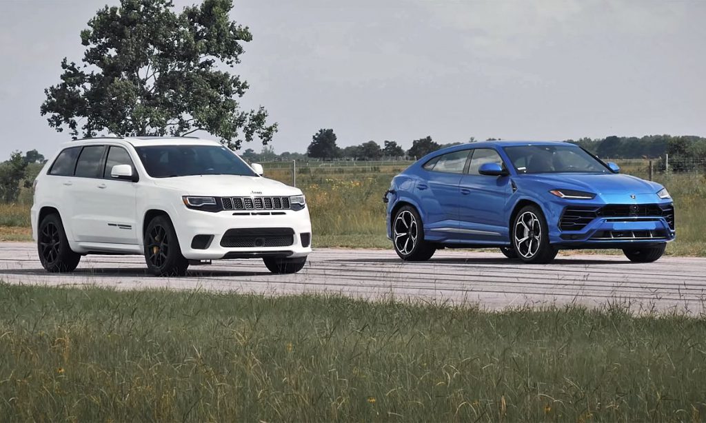 ศึกแห่งซุปเปอร์เอสยูวี เมื่อ Grand Cherokee Trackhawk ดวลกับ Urus ใครจะชนะ