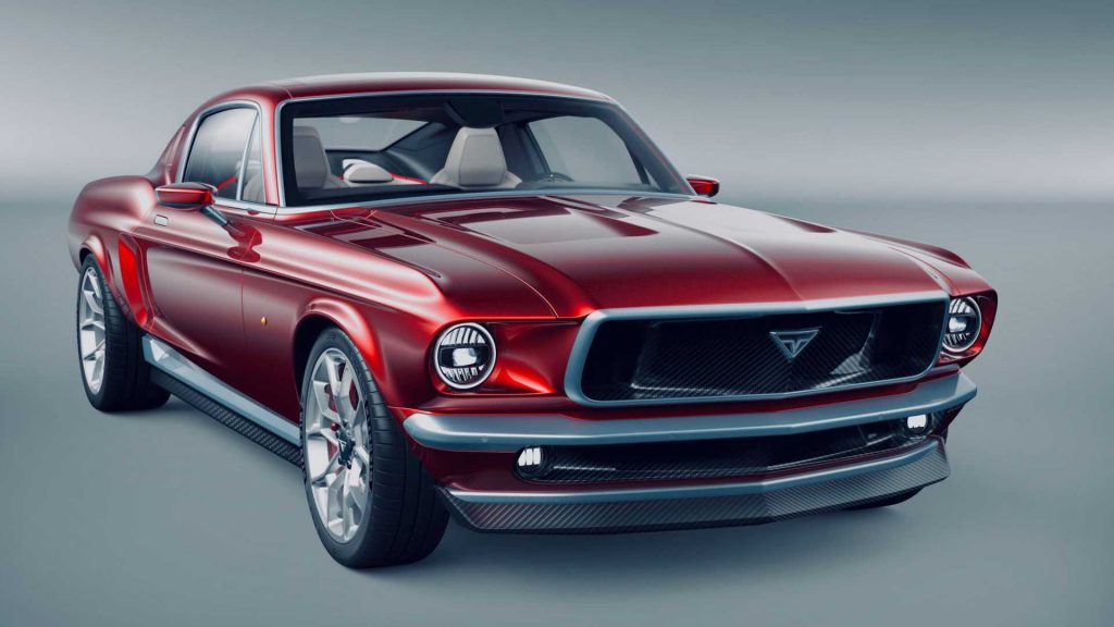 แนวคิด Ford Mustang ที่ใช้ระบบขับเคลื่อนไฟฟ้าเต็มรูปแบบ มีพื้นฐานมาจาก Tesla
