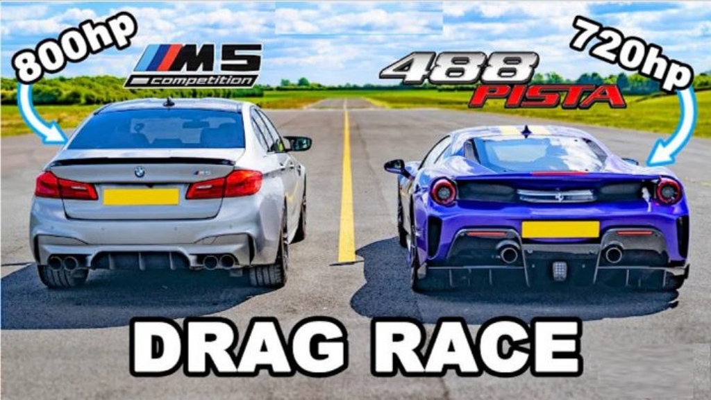 BMW M5 พกกำลังมาเต็มคันกว่า 800 แรงม้า เพื่อต่อกรกับ Ferrari Pista