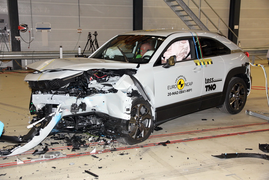 Honda Jazz และ Mazda MX-30 ปี 2020 ได้คะแนน 5 ดาว จากการทดสอบการชนโดย Euro NCAP