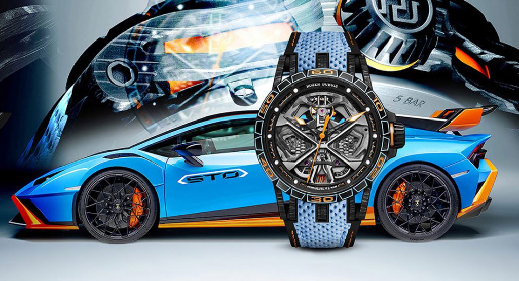 นาฬิกาเรือนนี้พิเศษที่การออกแบบได้รับแรงบันดาลใจมาจาก Huracan STO สนนราคา 1.6 ล้าน