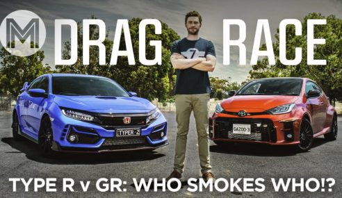 ชม Civic Type R และ GR Yaris ที่ฟาดกันตัว ๆ เหมือนโกรธกันมาแต่ชาติไหน
