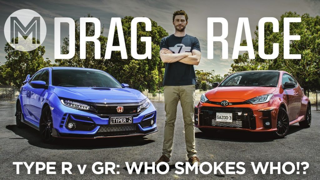 ชม Civic Type R และ GR Yaris ที่ฟาดกันตัว ๆ เหมือนโกรธกันมาแต่ชาติไหน