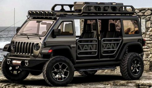 ภาพเรนเดอร์ Jeep Wrangler Van ที่ถูกขนานนามว่า “Vangler” รถในฝันที่อยากให้เป็นจริง