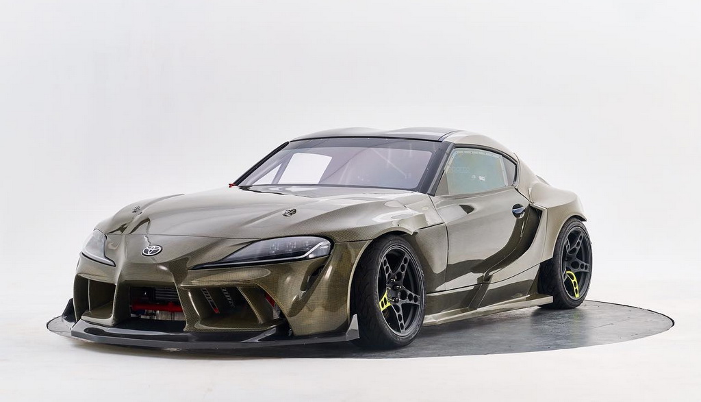 Toyota Supra ลงเครื่องยนต์ 2JZ เทอร์โบคู่ และตัวถังคาร์บอนเคฟลาร์ สำหรับนักดริฟท์โดยเฉพาะ