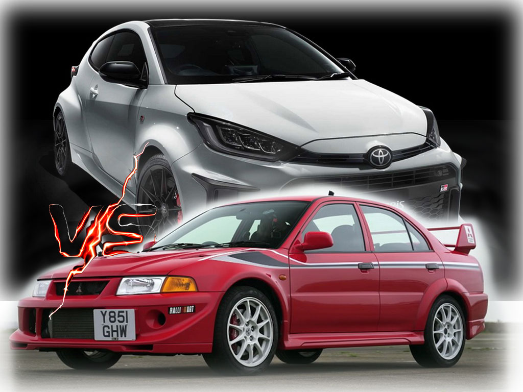 Toyota GR Yaris ปะทะ Mitsubishi Evo VI Tommi Makinen Edition