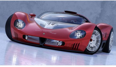 Alfa Romeo Periscopica จากผลงานการออกแบบโดย Aditya Narayan
