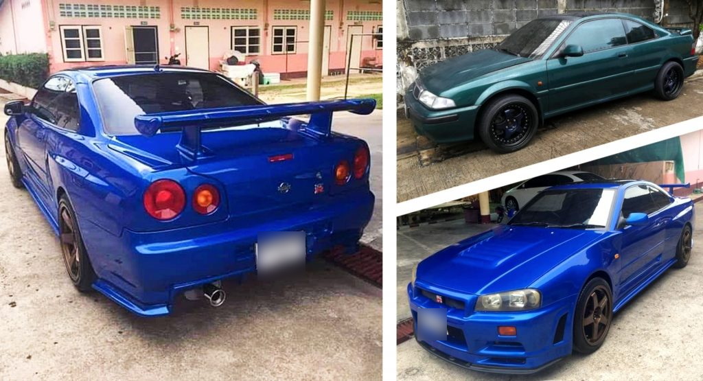 ช่างไทยดังไกลถึงต่างแดน เมื่อจับ Rover 200 Coupé มาแปลงร่างเป็น GT-R R34